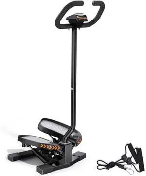 Sportsroyals Stair Stepper for Exercises-Twist/Mini Stepper with Resistance Bands and 330lbs Weight Capacity