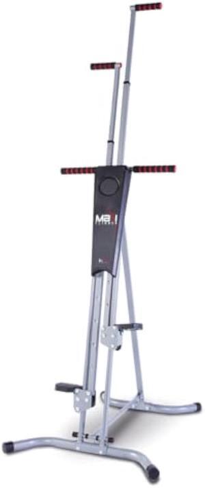 MaxiClimber 2.0 Vertical Climber ERS (Elastic Resistance System) - Easy to Assemble, Folding Exercise Machine Combines Cardio & Strength Training for a Low Impact, Full Body Workout - Free Fitness App