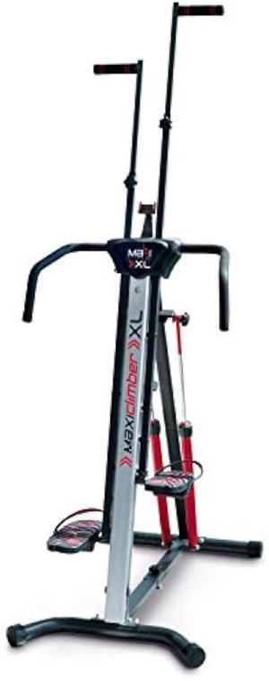 MaxiClimber XL Vertical Climbers - The Original Compact, Mountain Climber, Stair Stepper Exercise Machines - XL-2000 HRS (Hydraulic Resistance System, 12 Level) - Free Coach-led Classes & Fitness App