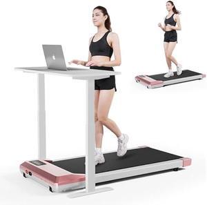 SupeRun Walking Pad, Under Desk Treadmill, 3 in 1 Portable Treadmill with Remote Control LED Display, 2.5 HP Quiet Walking Jogging Machine for Office Home Use, 250 Lbs Capacity