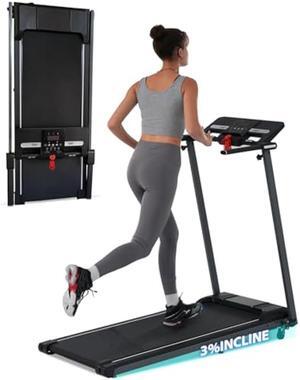 Merax Folding Treadmills for Home Electric Treadmill Workout Running Machine Exercise Equipment 2.5HP, Double Shock Absorption Walking Treadmill 12 Preset Programs Expertly Engineered Walking Pad