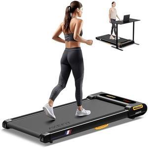 Walking Pad Treadmill, Under Desk Treadmill, Treadmill for Home Office, Quiet Treadmill 2 in 1 for Walking and Jogging, 2.5HP Portable Walking Treadmill with Remote Control, LED Display