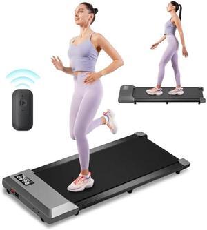 Walking Pad, 2024 Upgraded Smart Under Desk Treadmill, Mini Treadmill for Small Spaces, Treadmills for Home 300 lbs Weight Capacity