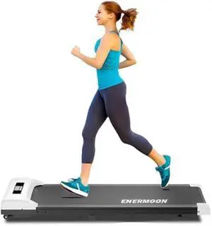 Under Desk Treadmill, Mini Walking Pad with Remote Control & LED Display, Compact Walking Pad Treadmill with 265 lbs Weight Capacity, Mini Portable Treadmill, Small Treadmill for Apartment