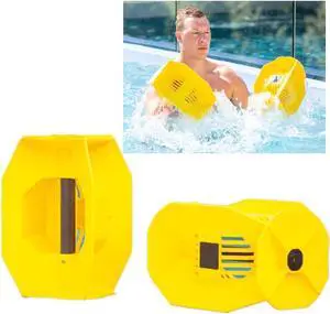 Hydro Tone - HYDRO-BELL Pool Weights for Water Exercise Pair | Water Weights | Functional Strength Training with Pool Weight | Aquatic Exercise Equipment | Quick Start Guide