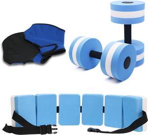 UNAOIWN Water Dumbbell Set for Aquatic Aerobics Exercise, Water Weights Equipment, Training Aid for Aquatic Fitness, Water Workout Fitness Tool
