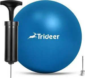 Trideer Pilates Ball - 7-8 inch with Pump, Small Core Ball for Yoga, Barre, Physical Therapy