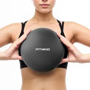 Pilates Ball - 10 Inch Core Ball for Yoga, Stability, Fitness, Ab & Core Workout, Physical Therapy