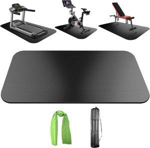 Exercise Equipment Mats For Floor,Treadmill Mat,Foldable Treadmill Mat,Walking Pad Mat For Carpet,Exercise Bike Mat,Under Elliptical Mat,Rowing Machine Mat