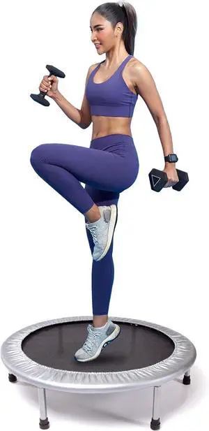 Stamina Mini Fitness Trampoline w/Smart Workout App