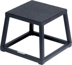 Rage Fitness Steel Plyo Box 12-18-24-30 Inch High Anti-Slip Pre-Assembled Plyometric Jump Box for Home Gym Conditioning and Strength Training (Sold Individually) Plyometric Platform Step