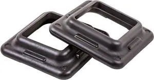 The Step (Made in the USA) Original Health Club Aerobic Step Risers in Black for Use with The Step Aerobic Platform  Health Club Size (2 count)