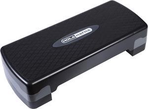 HolaHatha Compact Portable Aerobic Step Platform Exercise Fitness Equipment, Cardio Stepper with Adjustable Height for Home Gym