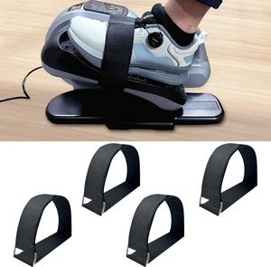 4 Pcs Ellipse Leg Exerciser Machine Pedal Straps, Suitable for Under Desk Elliptical Peddler Foot & Leg Pedal Exercixer for Seniors Fitness Home Sports Accessories