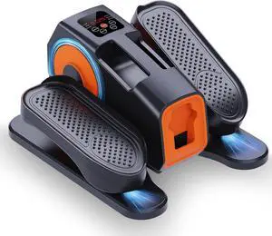 Under Desk Elliptical, Elliptical Leg Exerciser for Seniors, Home Portable Elliptical with Remote Control and 12 Adjustable Speeds, Electric Seated Pedal Exerciser, Fully Assembled