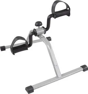 Under Desk Bike Pedal Exerciser with Calorie Tracker and Adjustable Resistance