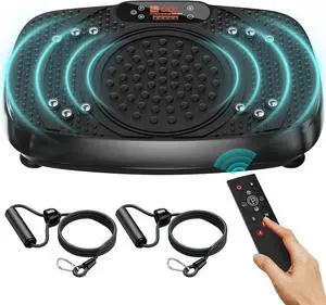 Vibration Plate Exercise Machine: TISSCARE Weight Loss and Lymphatic Drainage Vibrating Plates, Whole Body Workout Sculpting Platform for Home Fitness Fat Burner for Women Men