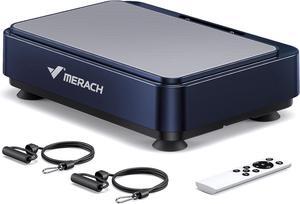 MERACH Vibration Plate Exercise Machine, Mini Vibrating Plate Machine for Weight Loss, Full Body Vibration Platform for Lymphatic Drainage, Exercise Equipment for Women