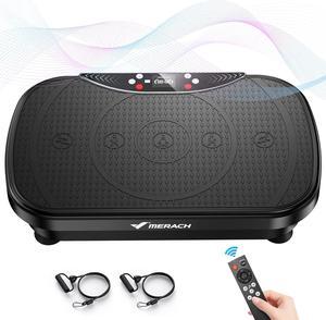 MERACH Vibration Plate Exercise Machine, Vibration Plate with Bluetooth and LED Display, Vibrating Plate Exercise Machine for Women Men, Workout Equipment for Home