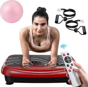 UCIN Vibration Plate Exercise Machine, Vibration Plate for Lymphatic Drainage, 10 Preset Mode & Manual Mode Vibration Plate for Weight Loss, Home Gym Exercise Equipment w/Pilates Ball