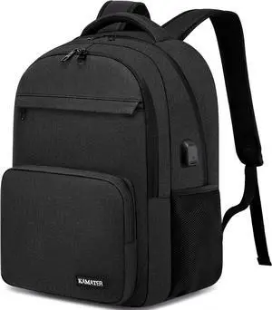 Black Backpack for School, School BackPack for Teens,Boys and Girls,Students, with 15.6 inch Laptop Bookbags for Middle school,Large Back Pack with Compartments for Men & WomenONLY BACKPACK