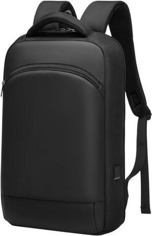 Slim Laptop Backpack for Men 15.6 inch Mens Computer Backapcks Small Travel Backpack Lightweight Waterproof Anti Theft Business Carry on Bag with USB Charging Port for Work Office College