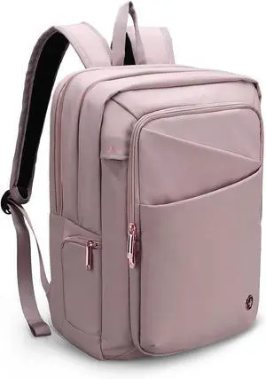 Swissdigital Design Laptop Backpack For WomenCollege Bookbags With USB Charging PortLarge Capacity Computer Backpacks For Work Business Lotus (KATY ROSE SD1006F-82) One Nation One World