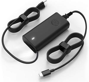 65W AC Adapter Charger for Dell Laptop Charger USB C: Dell Latitude 5520 5530 5540 7420 Chromebook XPS Inspiron 14 16 7620 Dell Power Cord Type C