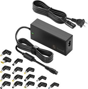 Gonine 90W Laptop Charger AC Adapter, Compatible with HP Lenovo Dell Acer Asus Toshiba Gateway Chromebook LCD Monitor Speaker Adjustable Output Voltage DC 19V 19.5V 20V 18.5V Universal Power Supply.