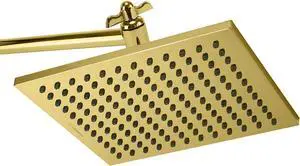 Luxury Spa Series: ImperialShine Gold Rain Shower Head, 8-Inch Square Rain Showerhead with 360 Tilt, Experience Rainfall with MAXX Comfort and Elegance (Polished Brass/ImperialShine Gold) Luxury Spa Series: ImperialShine Gold Rain Shower Head, 8-Inch Square Rain Showerhead with 360 Tilt, Experience Rainfall with MAXX Comfort and Elegance (Polished Brass/ImperialShine Gold)