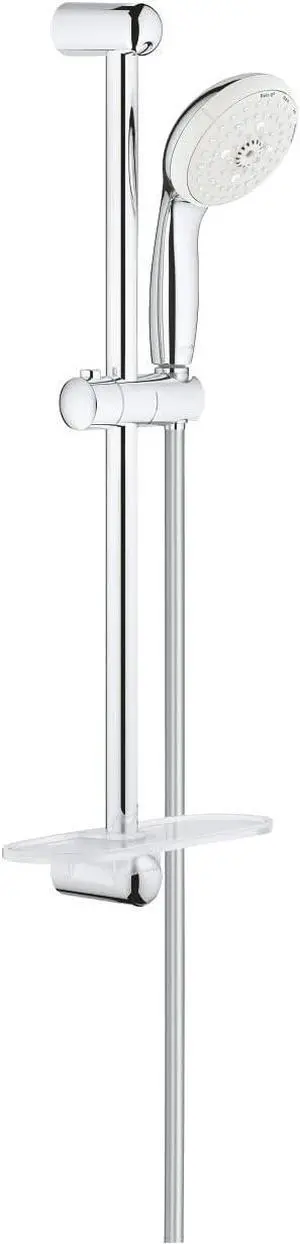 Grohe 28436002 Tempesta Classic 2.5 GPM 24" 4-Spray Shower Rail Set, Starlight Chrome