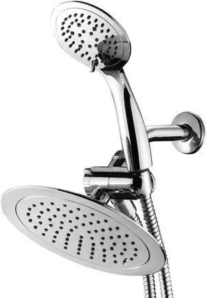 Razor High-Fashion 8 Inch Slimline Design 3-way Rainfall Combo