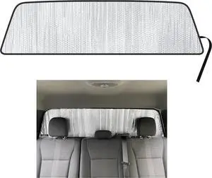 Rear Tailgate Window Sunshade Custom Fit for 2015 2016 2017 2018 2019 2020 2021 2022 2023 2024 2025 Ford F-150 F-250 F-350, UV Sun Protection Accessories - Made in USA (NOT for Sliding Window)