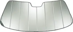 Covercraft UVS100 Custom Sunscreen | Fits 2014-2019 Chevrolet Silverado/GMC Sierra 1500 (19 Old Body), 2015-2019 Silverado/Sierra 2500/3500 | Silver