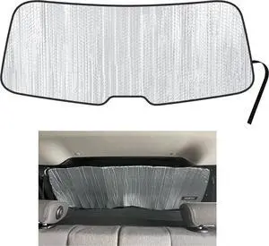 YelloPro Auto Rear Tailgate Window Sunshade Custom Fit for 2014 2015 2016 2017 2018 2019 2020 2021 BMW i3 Hatchback, UV Reflector Sun Protection Accessories [Made in USA]