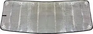 United Pacific 98994 Sun Shade Windshield Visor for Peterbilt 567/379/359 Various Years, Accordion Style, Sun Protection for Semi-Trucks - ONE Visor