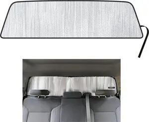 YelloPro Auto Rear Tailgate Window Sunshade Custom Fit for 2019 2020 2021 2022 2023 2024 2025 GMC Sierra 1500 2500HD 3500HD, UV Reflector Sun Protection Accessories (NOT for Sliding Window)
