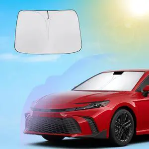 SXCY for 2025 2026 Toyota Camry Windshield Sunshade for 2025 2026 Toyota Camry Accessories 2025 2026 Camry Sunshade Foldable Sun Shield 2025 2026 Camry (LE/SE/XSE/XLE) Sun Shade Block UV Rays