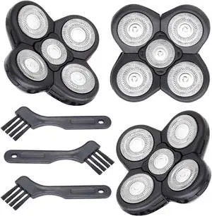 3 Pack Blades Refills Compatible with Freebird Shaver
