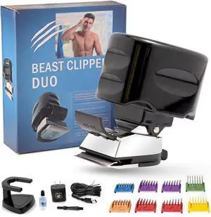 Skull Shaver Beast Clipper Duo : Ultimate Home Haircut & Grooming Kit for Men/Women - DIY Haircut,Hair Clippers, Self Haircut Tool.