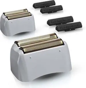 2 Pack for Andis Shaver Foil TS-1 TS-2, ProFoil Lithium Shaver Replacement Titanium Foil Assembly and Inner Cutters Compatible with Andis Smooth Shaving Cordless Shavers