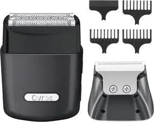 Electric Foil Shaver,3 Blade Shaving System,IPX7 Waterproof,Type-C Charging,Use for 45 Days,Battery Indicator,Magnetic Connection,Electric Shaver for Men