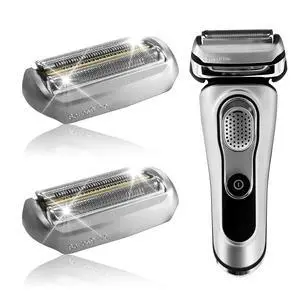2 Pack 94M Electric Replacement Shaver Head Accessories Compatible with Braun Series 9 Pro and Series 9 Electric Razors,Sliver