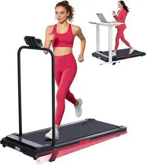 Walking Pad with Handle Bar and Incline, 3.0HP Under Desk Treadmill for Home Small Space, 0.6-7.6MPH Portable Walking Pad Treadmill with Handles, 350LBS, 2026 Upgrade Walking Pad with Handle Bar and Incline, 3.0HP Under Desk Treadmill for Home Small Space, 0.6-7.6MPH Portable Walking Pad Treadmill with Handles, 350LBS, 2026 Upgrade