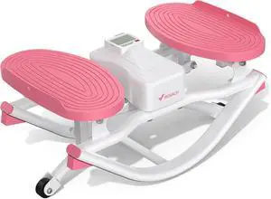 Merach Rocking Steppers for Exercise at Home,3D Motion Stair Stepper with Resistance Bands for Full Body Workout& Low-Impact Balance Board, 330 LBS Loading Capacity Exercise Equipment Merach Rocking Steppers for Exercise at Home,3D Motion Stair Stepper with Resistance Bands for Full Body Workout& Low-Impact Balance Board, 330 LBS Loading Capacity Exercise Equipment