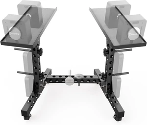Eisenlink Adjustable Dumbbell Rack & Weight Rack, Holds 440lb, Low/High Eisenlink Adjustable Dumbbell Rack & Weight Rack, Holds 440lb, Low/High