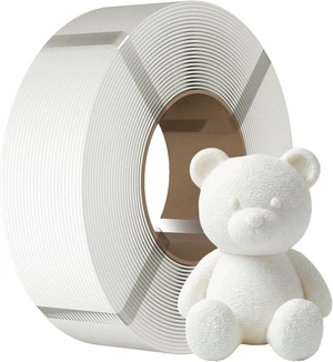 eSUN Matte PLA Refilament 1.75mm, Matte 3D Printer Refill PLA Filament, 1KG Spoolless 3D Printing Filament for 3D Printers, Milky White eSUN Matte PLA Refilament 1.75mm, Matte 3D Printer Refill PLA Filament, 1KG Spoolless 3D Printing Filament for 3D Printers, Milky White