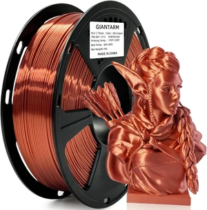 GIANTARM 3D Printer Filament,Silk Copper PLA Filament,1Kg(2.2lbs) Spool GIANTARM 3D Printer Filament,Silk Copper PLA Filament,1Kg(2.2lbs) Spool