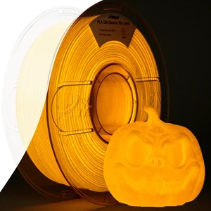 AMOLEN Glow in the Dark Filament Multicolor, Silk Daily Glow Dark Filament Silk Yellow, Best with UV Lamps, 1.75mm PLA Filament, Dimensional Accuracy +/- 0.02 mm, 1kg AMOLEN Glow in the Dark Filament Multicolor, Silk Daily Glow Dark Filament Silk Yellow, Best with UV Lamps, 1.75mm PLA Filament, Dimensional Accuracy +/- 0.02 mm, 1kg