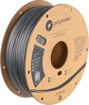 Polymaker PLA Filament 1.75mm Steel Grey 1KG Spool, Neatly Wound Polymaker PLA Filament 1.75mm Steel Grey 1KG Spool, Neatly Wound